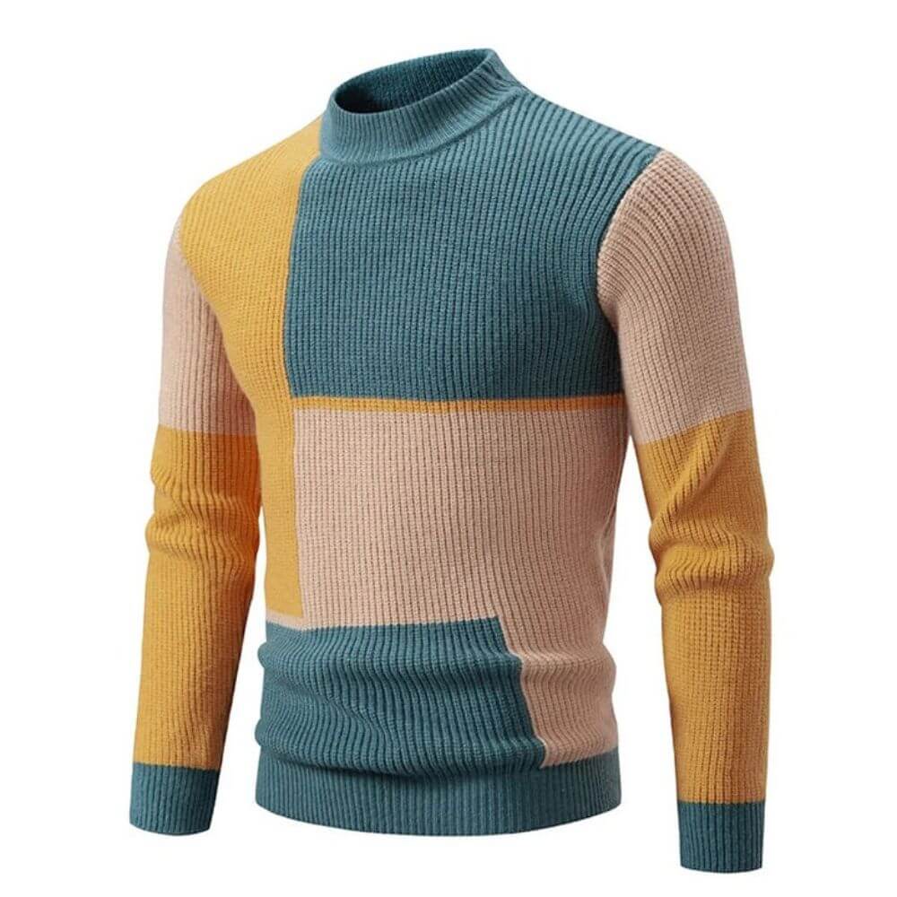 Gerardo™ - Maglione Colorblock da Uomo