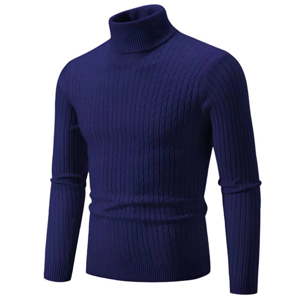 Paolo™ - Maglione a Collo Alto in Maglia